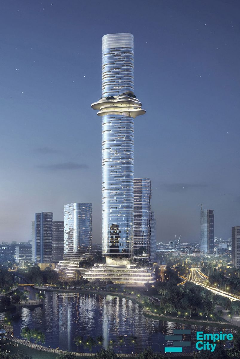 Toà nhà 88 tầng dự án Empire City Thủ Thiêm