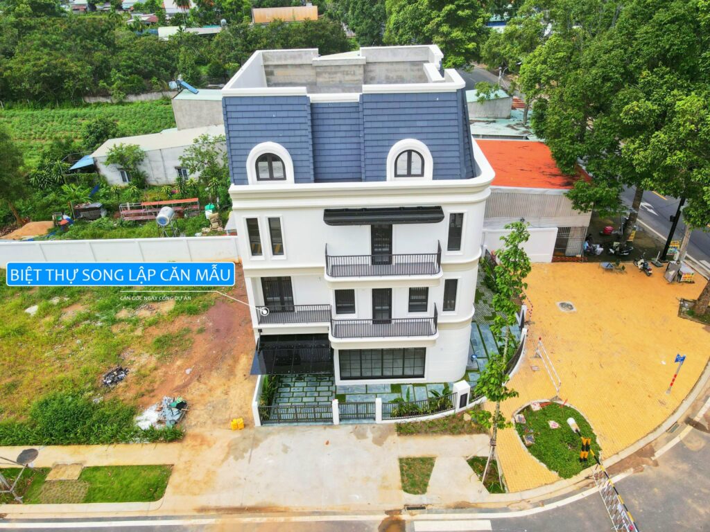 Biệt thự song lập mẫu dự án Salacia Villas