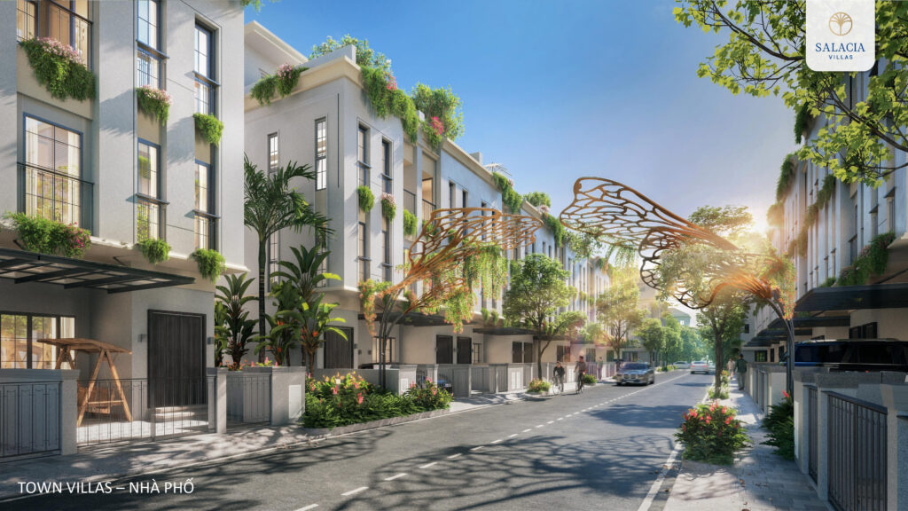 Nhà phố liên kế vườn dự án Salacia Villas
