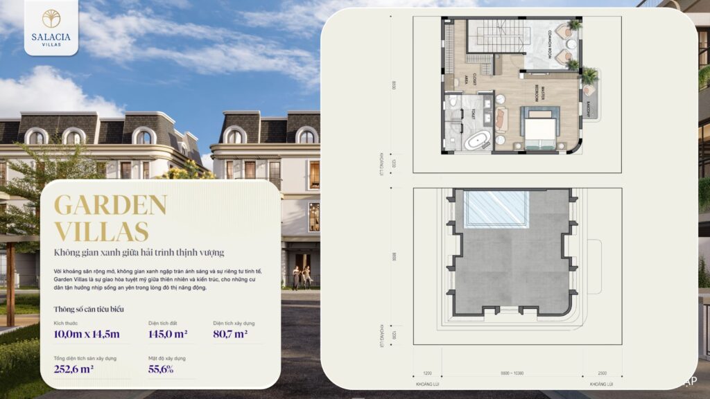Thiết kế biệt thự đơn lập dự án Salacia Villas
