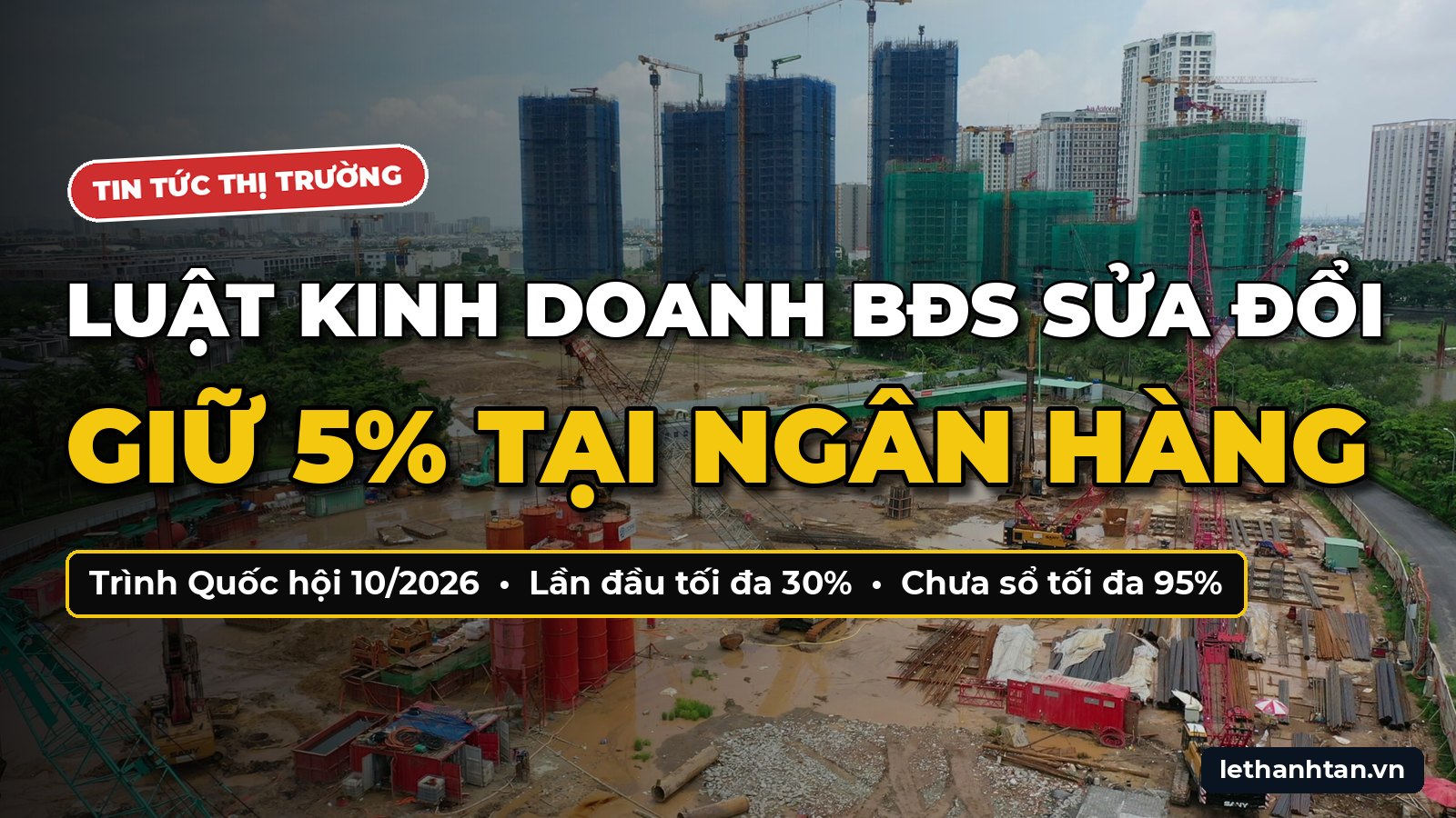 Dự Thảo Luật Kinh Doanh Bất Động Sản Sửa Đổi: 5 Điểm Mới Người Mua Nhà Cần Biết