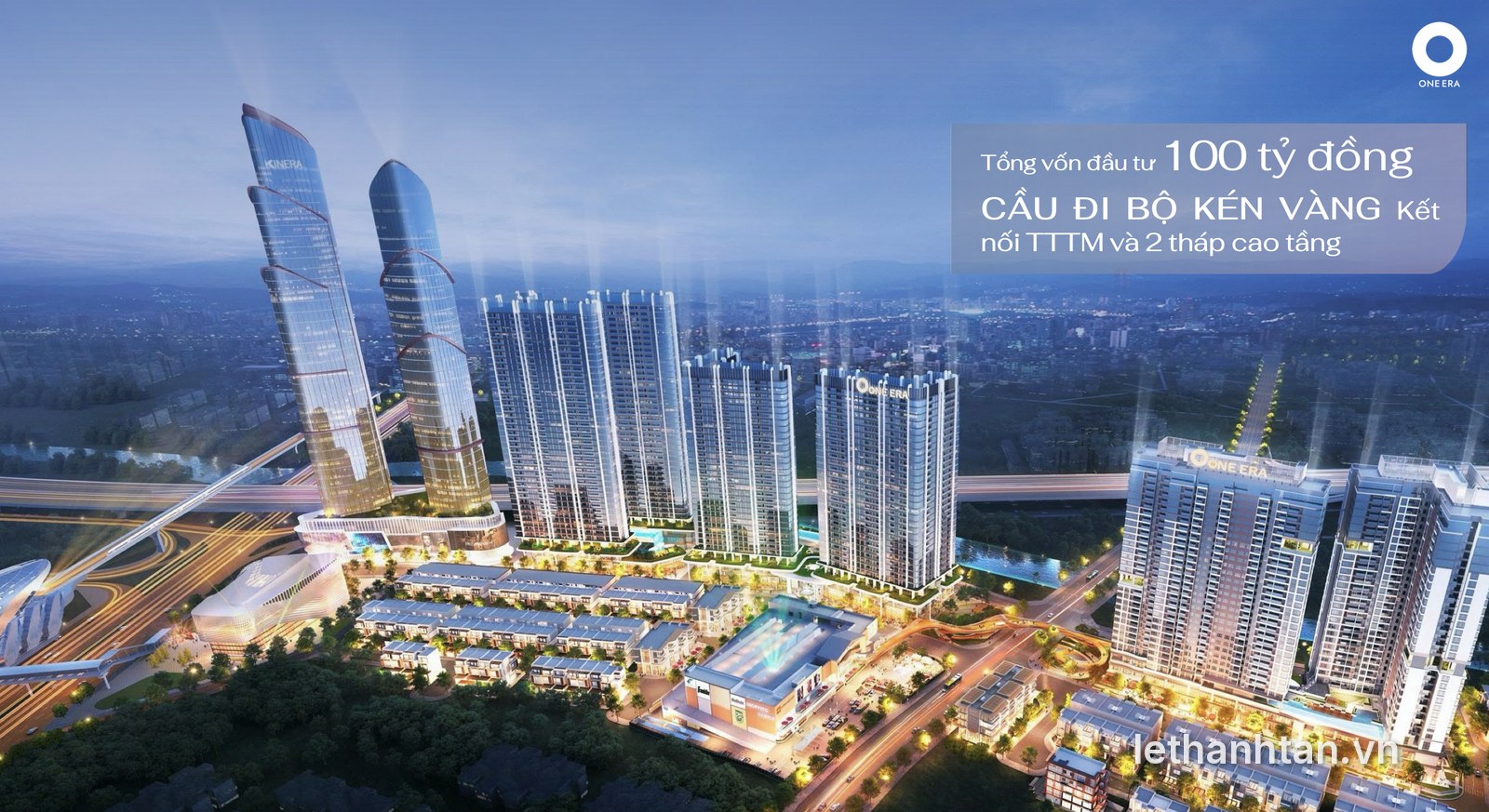 Cầu đi bộ Kén Vàng One Era