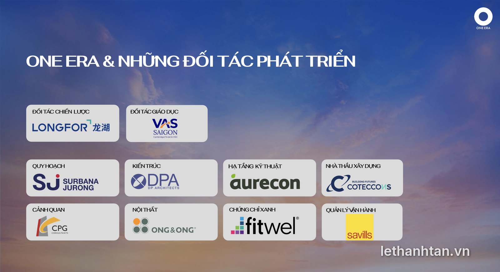 Đối tác phát triển dự án One Era