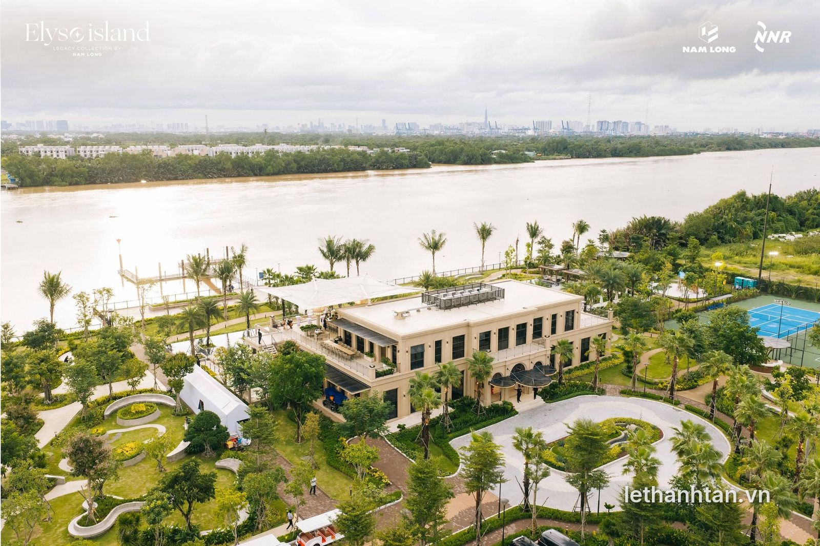 Elyse Clubhouse bên sông Đồng Nai nhìn từ trên cao