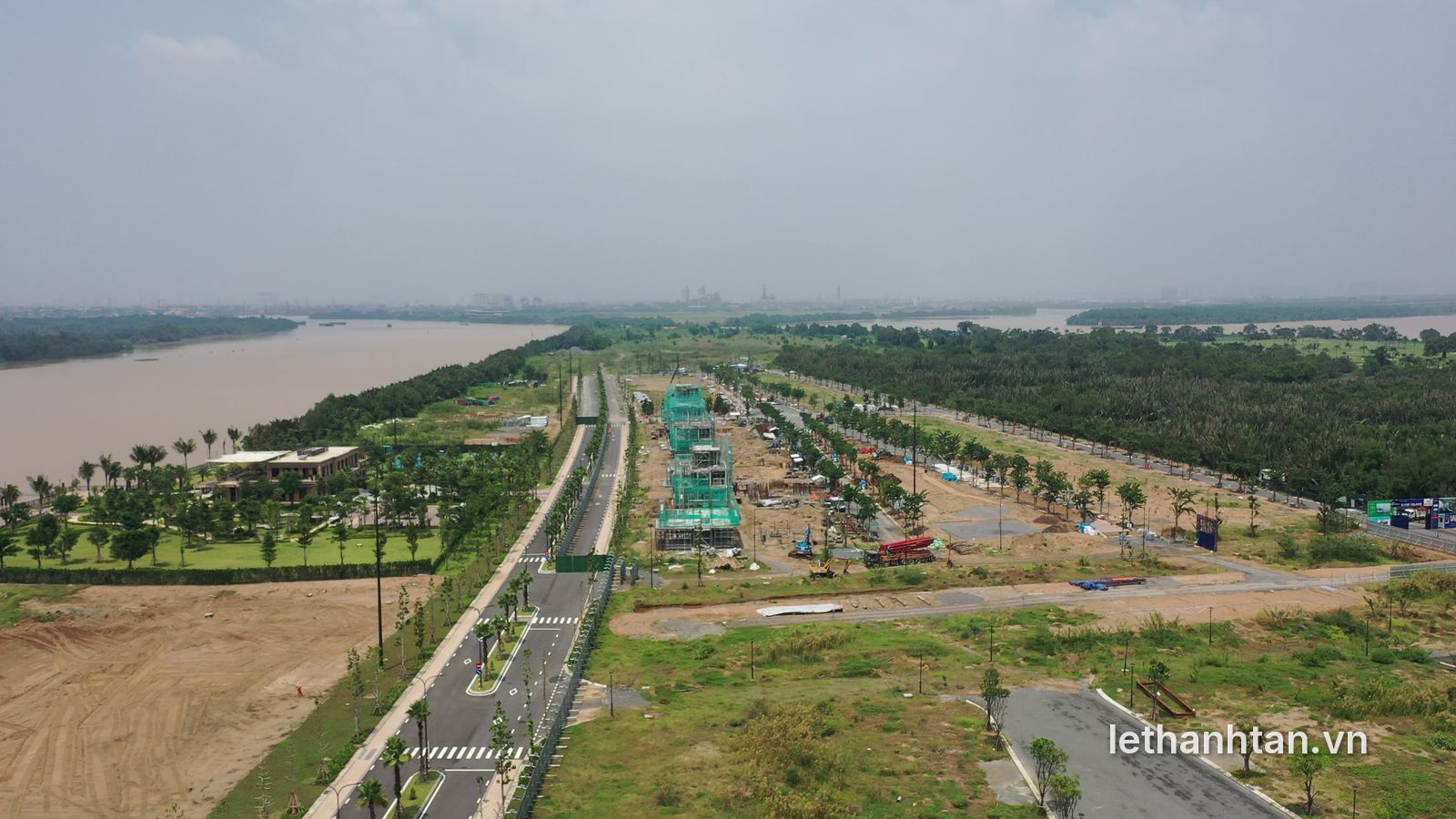 Flycam Elyse Island dọc sông Đồng Nai