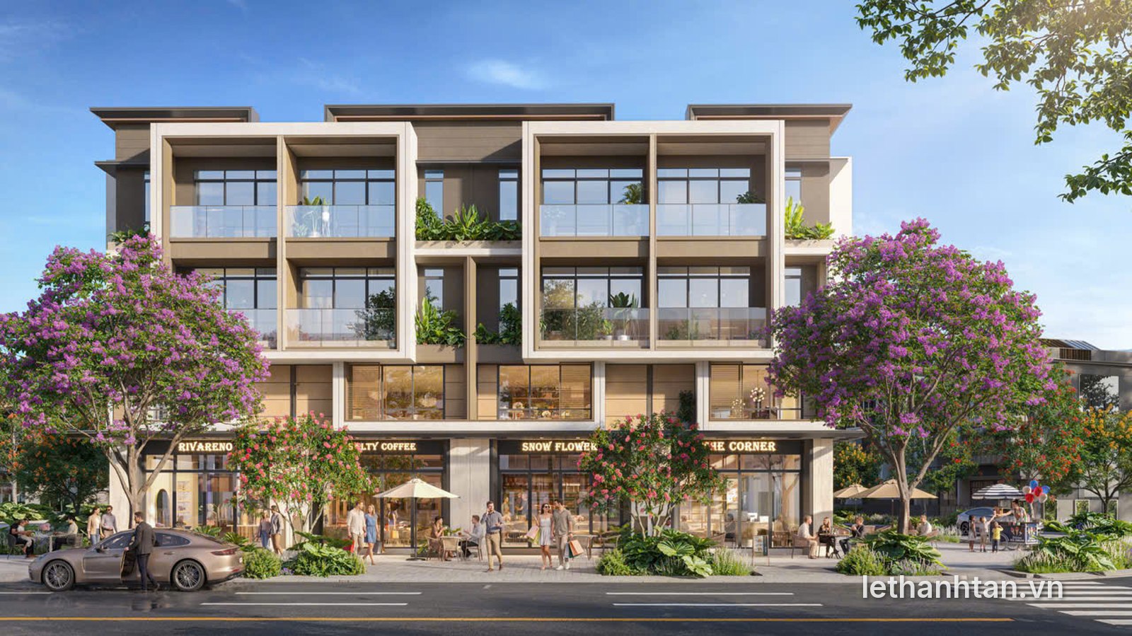 Shophouse 6x23 hai mặt tiền One Era