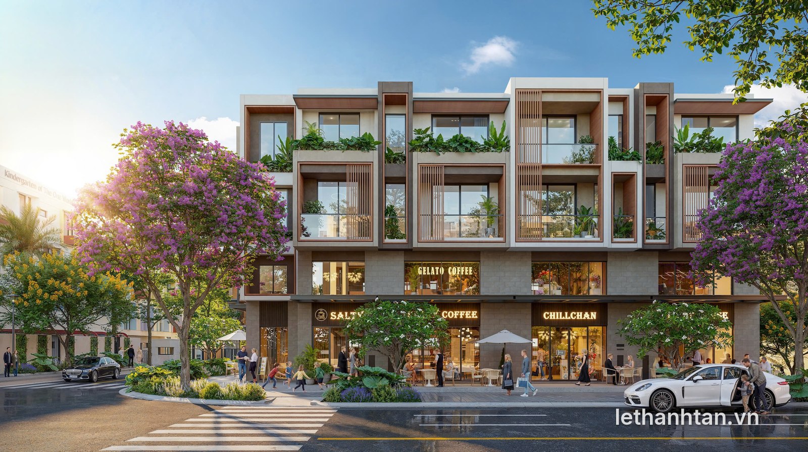 Shophouse 6x18 mặt đại lộ One Era