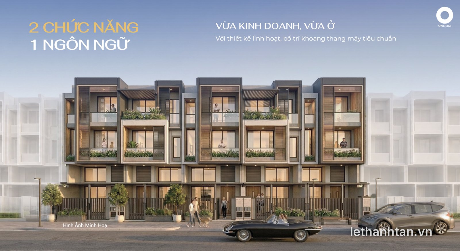 Shophouse One Era vừa kinh doanh vừa ở